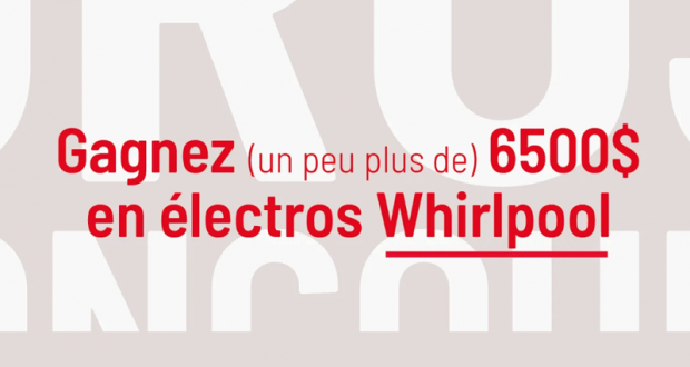 Un ensemble de 6 électroménagers Whirlpool